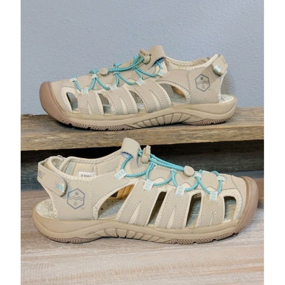 KHOMBU Womens Roost River Sandal size 7M Tan